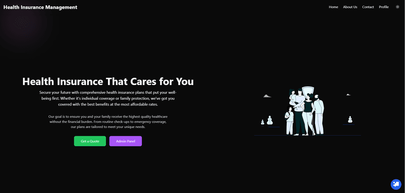 HIMS: Health Insurance Management System project screenshot